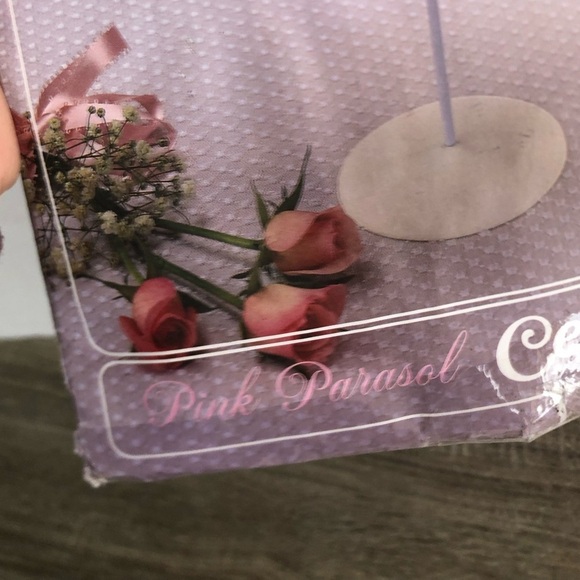 NOS Vtg Hallmark Pink Parasol - Picture 13 of 14